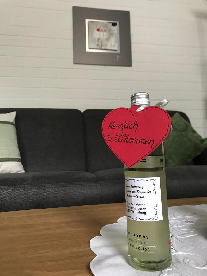 Haus Mittelberg Appartement Olsberg Buitenkant foto